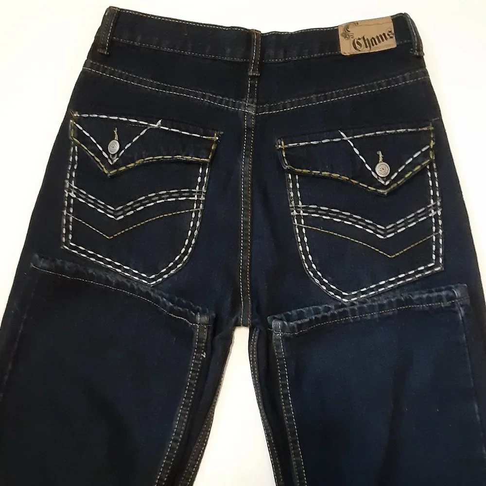 Chams Boys Boot Cut Jeans Size 18